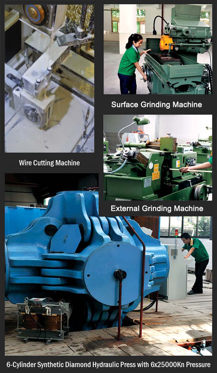 PDC cutters manufacturing facilities